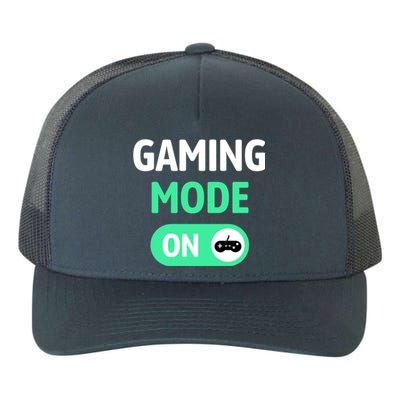 Gaming Mode On Cool Unique Gamer Video Games Fun Gift Yupoong Adult 5-Panel Trucker Hat