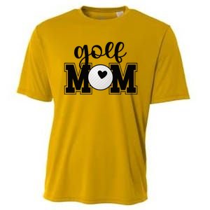 Golf Mom Of A Golf Player Mother Golfing Mama Cool Gift Cooling Performance Crew T-Shirt