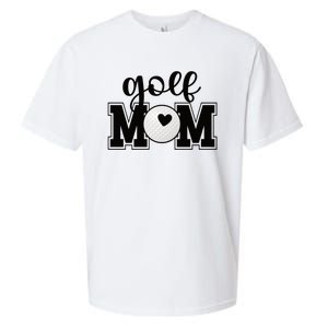 Golf Mom Of A Golf Player Mother Golfing Mama Cool Gift Sueded Cloud Jersey T-Shirt