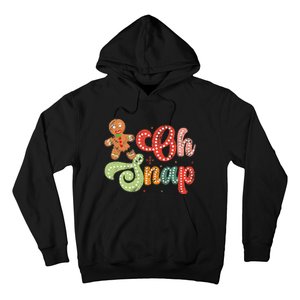 Gingerbread Man Oh Snap Christmas Hoodie