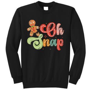 Gingerbread Man Oh Snap Christmas Sweatshirt