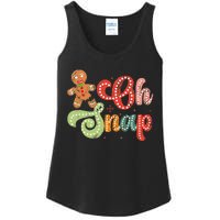 Gingerbread Man Oh Snap Christmas Ladies Essential Tank