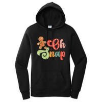 Gingerbread Man Oh Snap Christmas Women's Pullover Hoodie