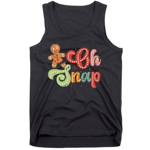 Gingerbread Man Oh Snap Christmas Tank Top