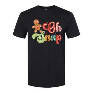 Gingerbread Man Oh Snap Christmas Softstyle CVC T-Shirt