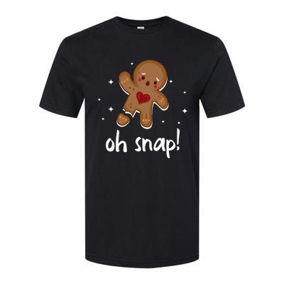 Gingerbread Man Oh Snap Funny Cute Christmas Softstyle® CVC T-Shirt