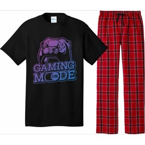 Gaming Mode On Gaming Gamer Nerd Geek Video Games Great Gift Pajama Set