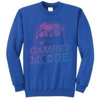 Gaming Mode On Gaming Gamer Nerd Geek Video Games Great Gift Sweatshirt