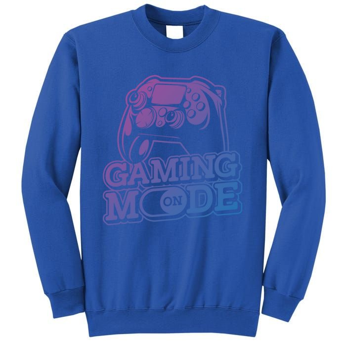 Gaming Mode On Gaming Gamer Nerd Geek Video Games Great Gift Sweatshirt