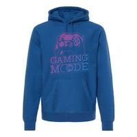 Gaming Mode On Gaming Gamer Nerd Geek Video Games Great Gift Premium Hoodie