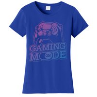 Gaming Mode On Gaming Gamer Nerd Geek Video Games Great Gift Women's T-Shirt