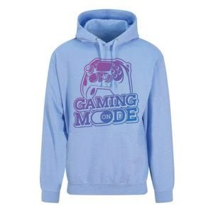 Gaming Mode On Gaming Gamer Nerd Geek Video Games Great Gift Unisex Surf Hoodie