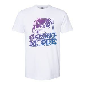 Gaming Mode On Gaming Gamer Nerd Geek Video Games Great Gift Softstyle CVC T-Shirt