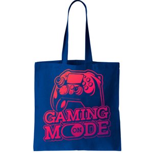 Gaming Mode On Gaming Gamer Nerd Geek Video Games Great Gift Tote Bag