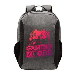 Gaming Mode On Gaming Gamer Nerd Geek Video Games Great Gift Vector Backpack