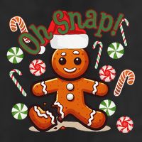 Gingerbread Man Oh Snap Christmas Funny Cookie Baking Adult Drive Performance Visor