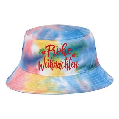 German Matching Ornaments Merry Christmas Frohe Weihnachten Merry Christmas Tie Dye Newport Bucket Hat