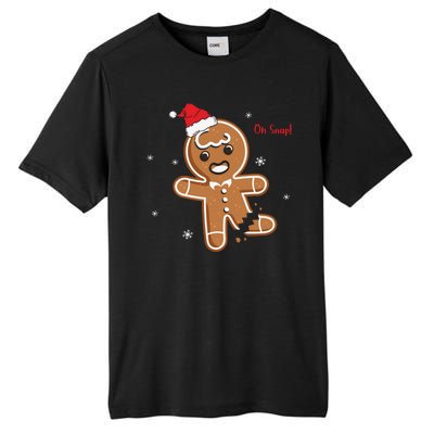 Gingerbread Man Oh Snap Christmas Cookie Costume Baking Team Tall Fusion ChromaSoft Performance T-Shirt