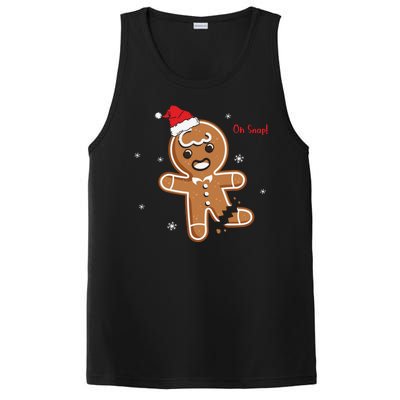 Gingerbread Man Oh Snap Christmas Cookie Costume Baking Team PosiCharge Competitor Tank