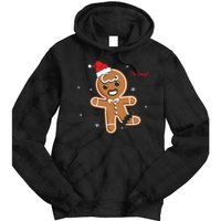 Gingerbread Man Oh Snap Christmas Cookie Costume Baking Team Tie Dye Hoodie