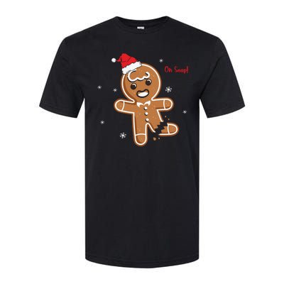 Gingerbread Man Oh Snap Christmas Cookie Costume Baking Team Softstyle CVC T-Shirt