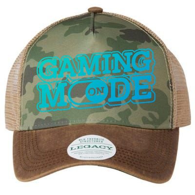 Gaming Mode On Nerd Video Games Geek Video Games Great Gift Legacy Tie Dye Trucker Hat