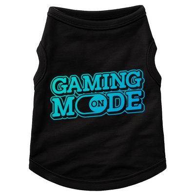 Gaming Mode On Nerd Video Games Geek Video Games Great Gift Doggie Tank