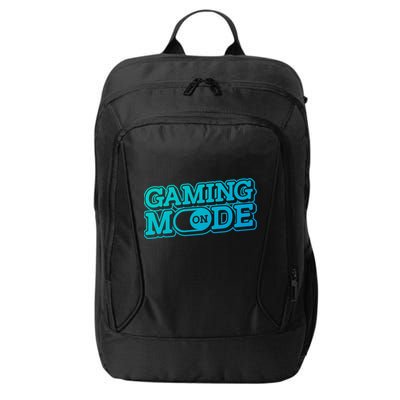 Gaming Mode On Nerd Video Games Geek Video Games Great Gift City Backpack