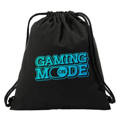 Gaming Mode On Nerd Video Games Geek Video Games Great Gift Drawstring Bag