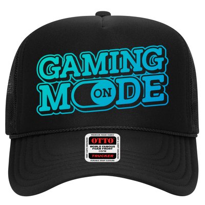 Gaming Mode On Nerd Video Games Geek Video Games Great Gift Trucker Hat