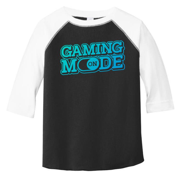 Gaming Mode On Nerd Video Games Geek Video Games Great Gift Toddler Fine Jersey T-Shirt