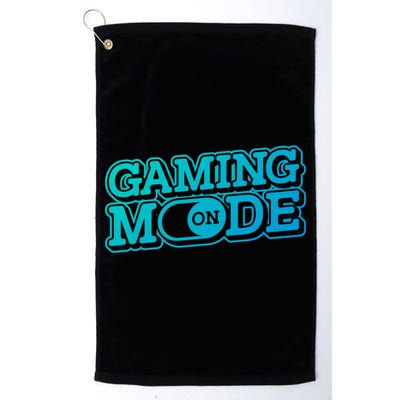 Gaming Mode On Nerd Video Games Geek Video Games Great Gift Golf Towel