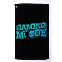 Gaming Mode On Nerd Video Games Geek Video Games Great Gift Golf Towel