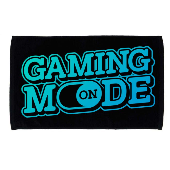 Gaming Mode On Nerd Video Games Geek Video Games Great Gift Microfiber Hand Towel