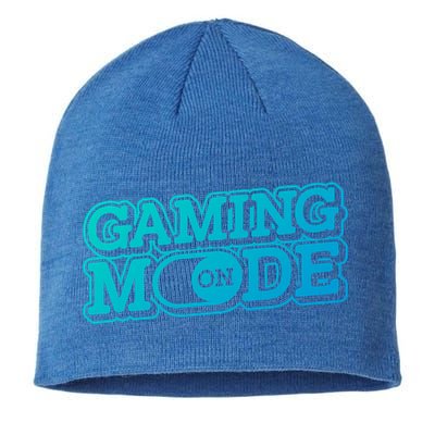 Gaming Mode On Nerd Video Games Geek Video Games Great Gift Sustainable Beanie