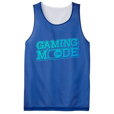 Gaming Mode On Nerd Video Games Geek Video Games Great Gift Mesh Reversible Basketball Jersey Tank
