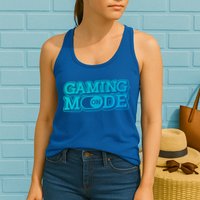 Gaming Mode On Nerd Video Games Geek Video Games Great Gift Womens Tank Top