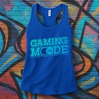Gaming Mode On Nerd Video Games Geek Video Games Great Gift Womens Tank Top