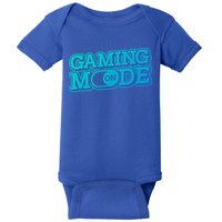 Gaming Mode On Nerd Video Games Geek Video Games Great Gift Baby Bodysuit