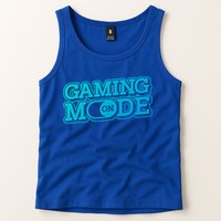 Gaming Mode On Nerd Video Games Geek Video Games Great Gift Tank Top