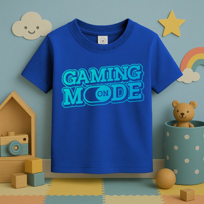 Gaming Mode On Nerd Video Games Geek Video Games Great Gift Toddler T-Shirt
