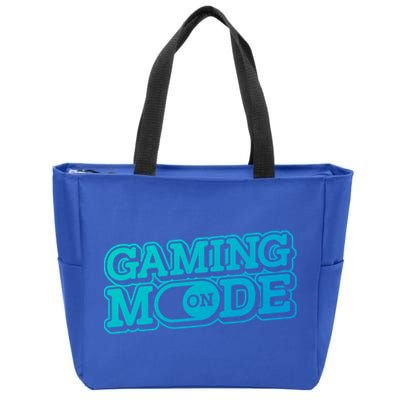 Gaming Mode On Nerd Video Games Geek Video Games Great Gift Zip Tote Bag