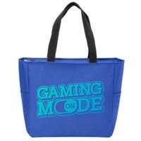 Gaming Mode On Nerd Video Games Geek Video Games Great Gift Zip Tote Bag