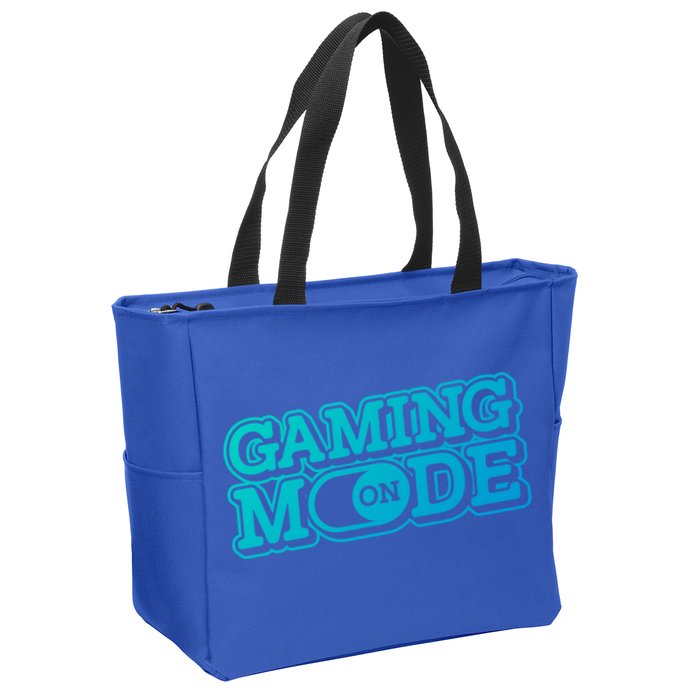 Gaming Mode On Nerd Video Games Geek Video Games Great Gift Zip Tote Bag