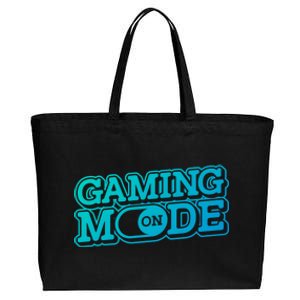 Gaming Mode On Nerd Video Games Geek Video Games Great Gift Cotton Canvas Jumbo Tote