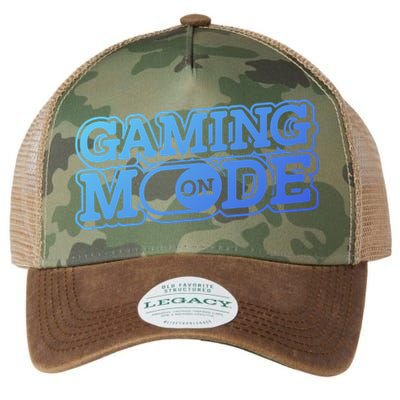 Gaming Mode On Nerd Video Games Geek Video Games Great Gift Legacy Tie Dye Trucker Hat