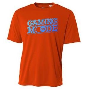 Gaming Mode On Nerd Video Games Geek Video Games Great Gift Cooling Performance Crew T-Shirt