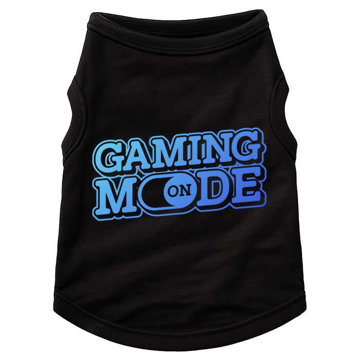 Gaming Mode On Nerd Video Games Geek Video Games Great Gift Doggie Tank