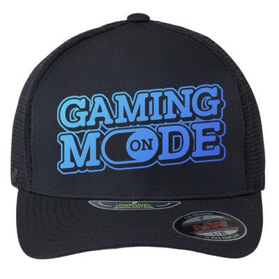 Gaming Mode On Nerd Video Games Geek Video Games Great Gift Flexfit Unipanel Trucker Cap