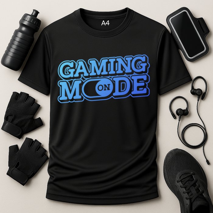 Gaming Mode On Nerd Video Games Geek Video Games Great Gift Performance Shirt